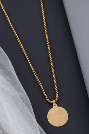 Trendy Stylist Golden Chain Pendent