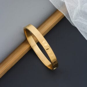 Trendy Stylist Golden Kada Bracelet