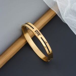 Trendy Stylist Golden Kada Bracelet