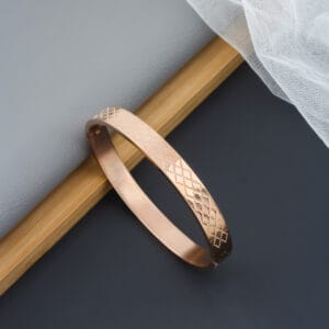Trendy Stylist Rose Gold Kada Bracelet
