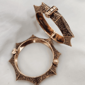 Antique Designed Copper Gold Bangles
