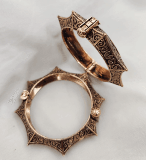 Antique Designed Copper Gold Bangles
